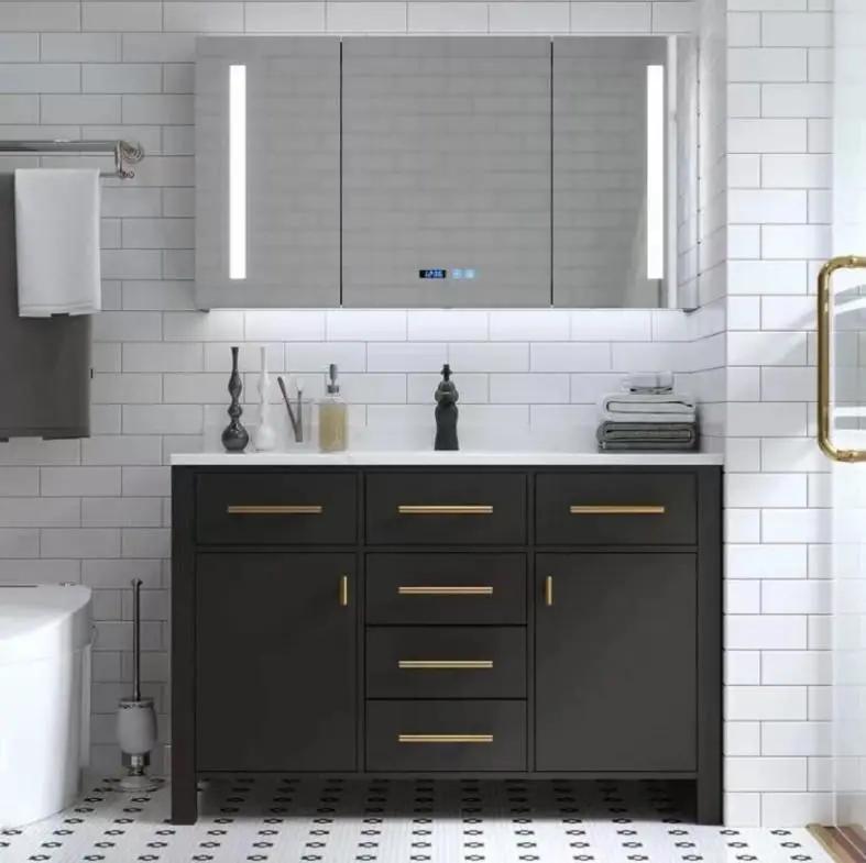 卫生间装修不能错过的浴室柜,小的卫生间如何选浴室柜