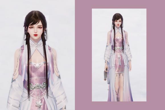 天刀手游云中君少女衣服染色攻略,天刀手游新年染色少女