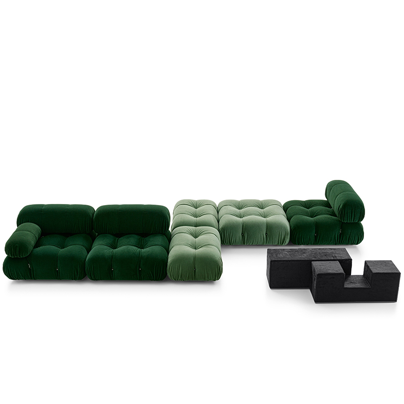 BBItaly设计师马里奥·贝里尼MarioBellini变色龙沙发Camaleonda