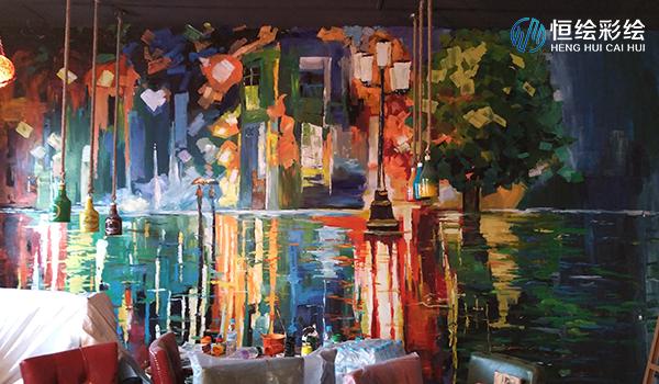 小清新简单黑白墙绘,简单清新的手绘墙图