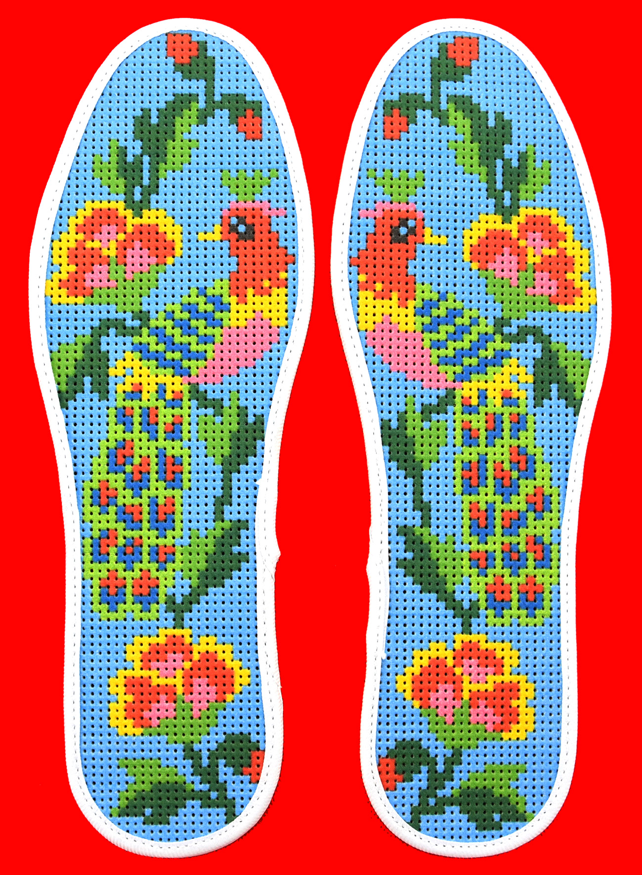 一双鞋垫图案的寓意,寓意吉祥的鞋垫图案