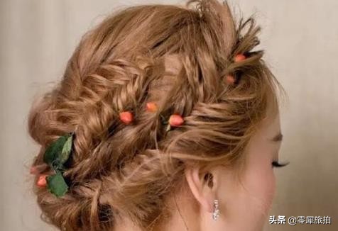 分享几款婚礼比较实用的新娘发型,新娘鲜花发型简单大方