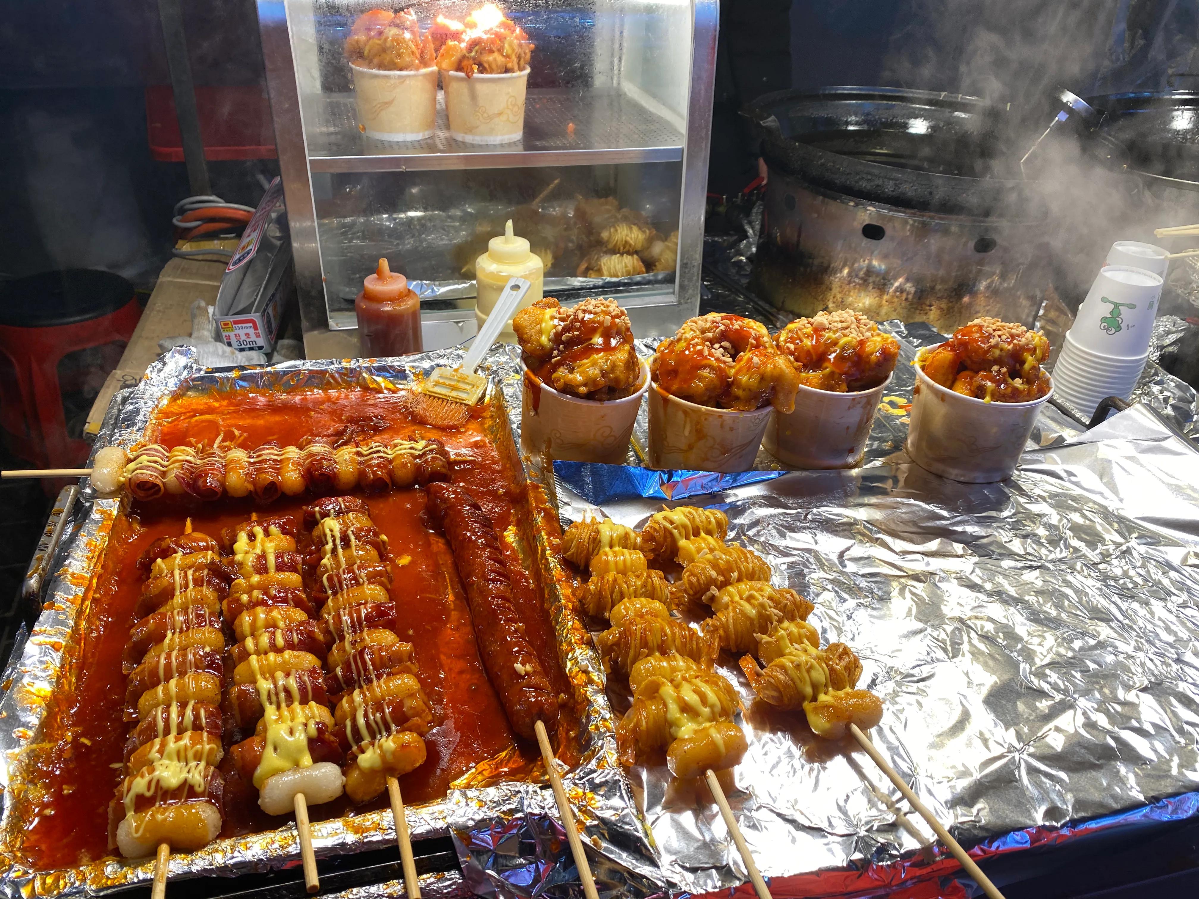 韩国旅游首尔美食探店攻略,韩国旅游点餐