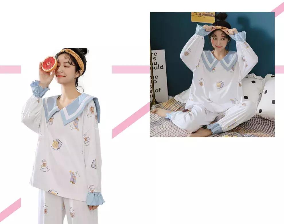 精致的姑娘，连睡衣都是颜值在线的，和闺蜜开睡衣派对