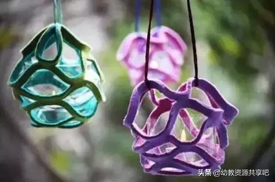 幼儿园环创教室吊饰简单又好看,幼儿园吊饰筷子纸杯环创简单好看