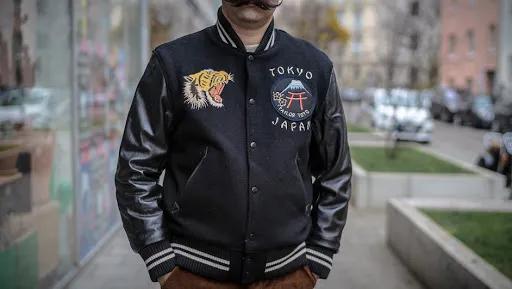 学院风经典夹克,复古风运动夹克