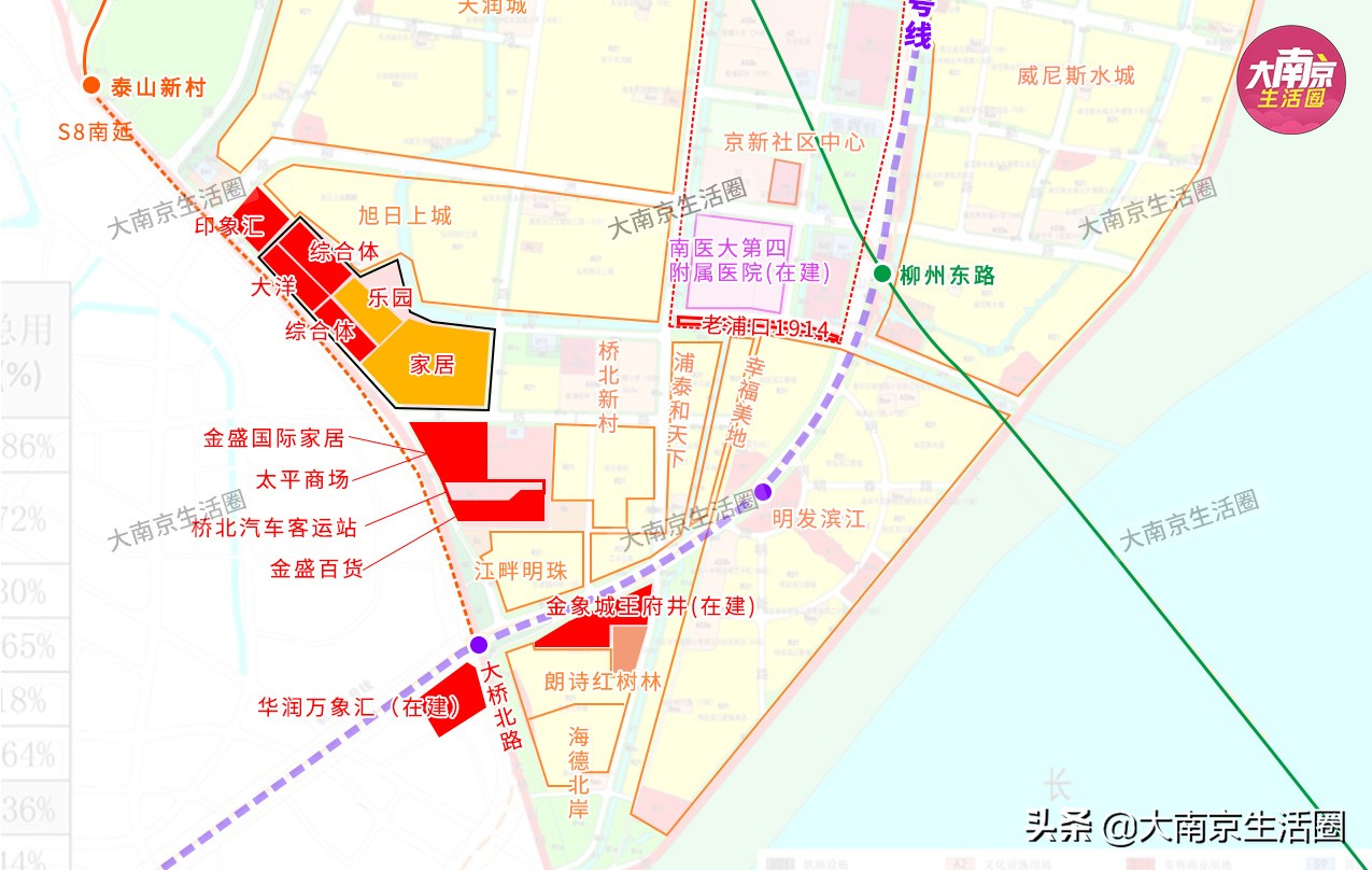 南京桥北几个商业综合体,南京桥北在建商业项目