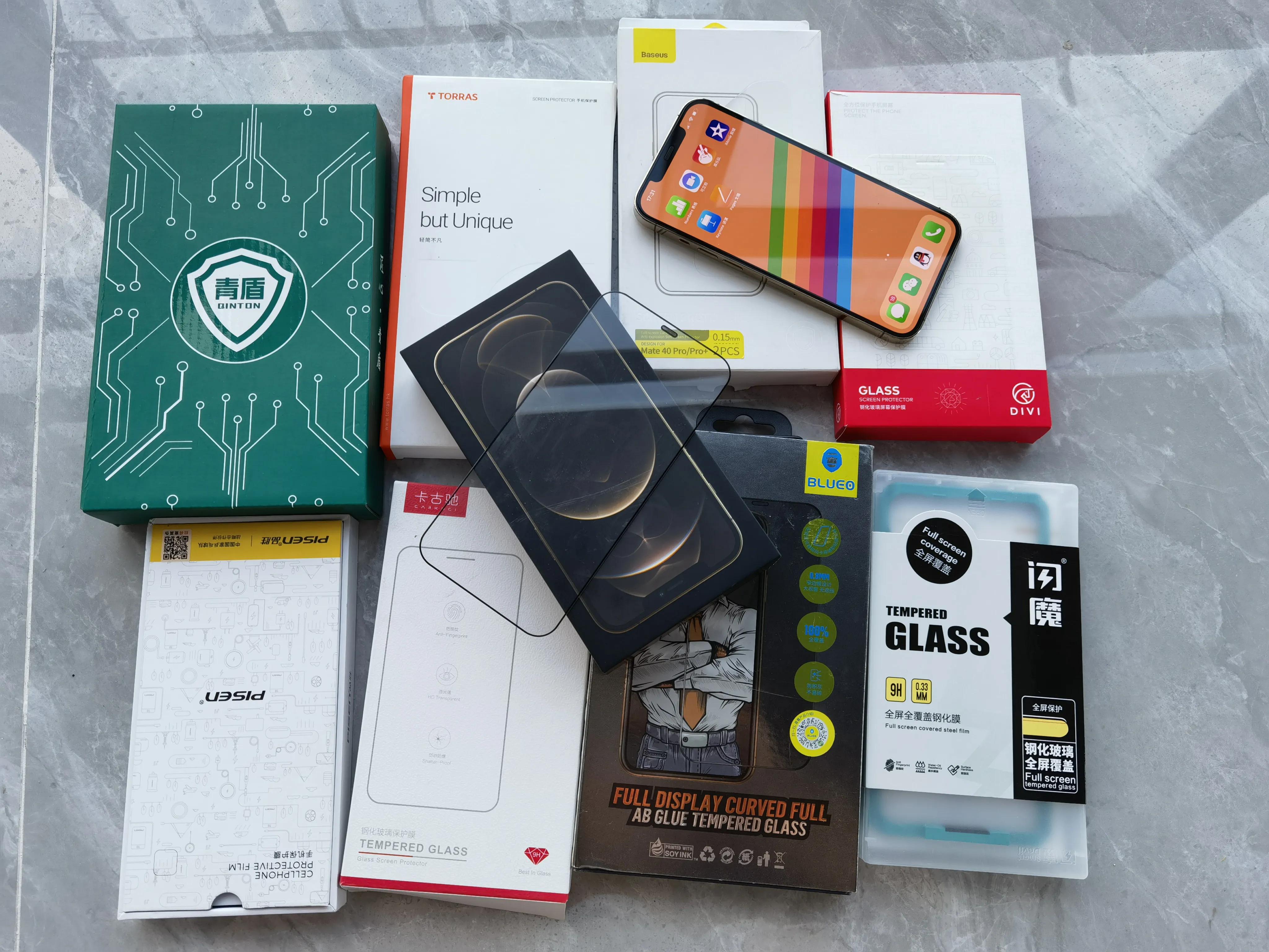 苹果xsmax钢化膜推荐防碎边,手机膜苹果xsmax全包水凝膜