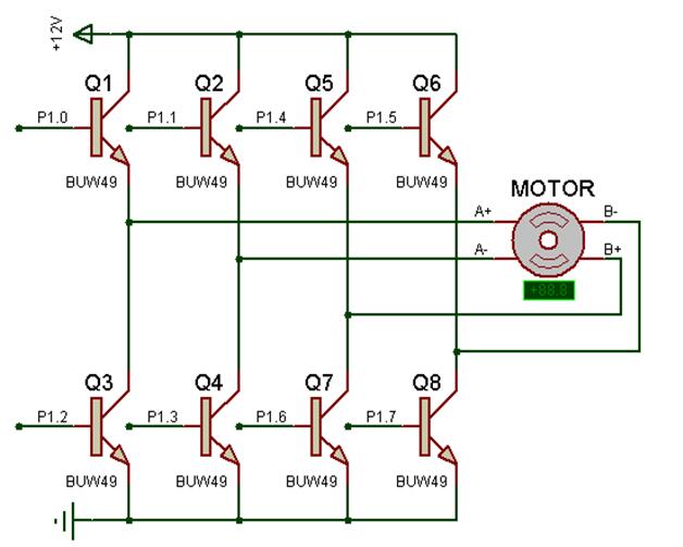 用AT89C52单片机作为控制器，设计简单实用的步进电机控制系统