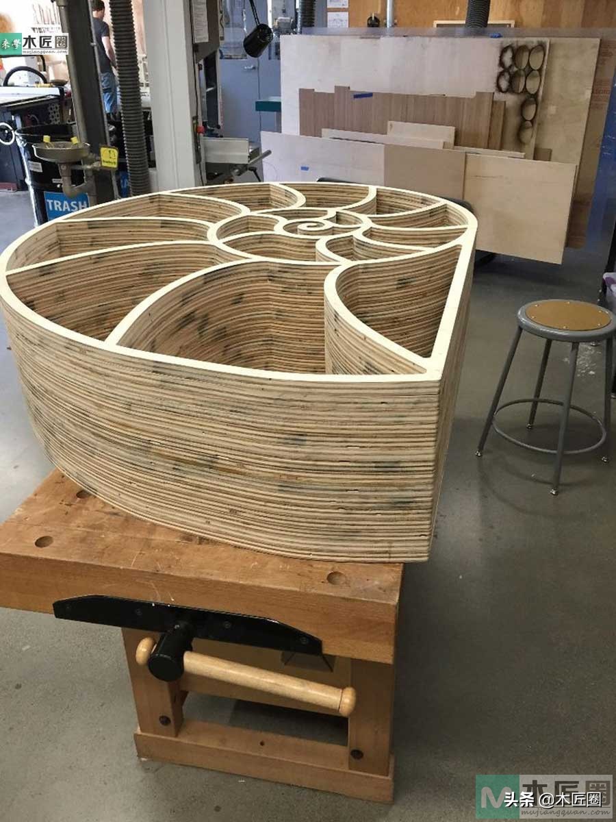 燕尾榫书架制作,鹦鹉螺diy