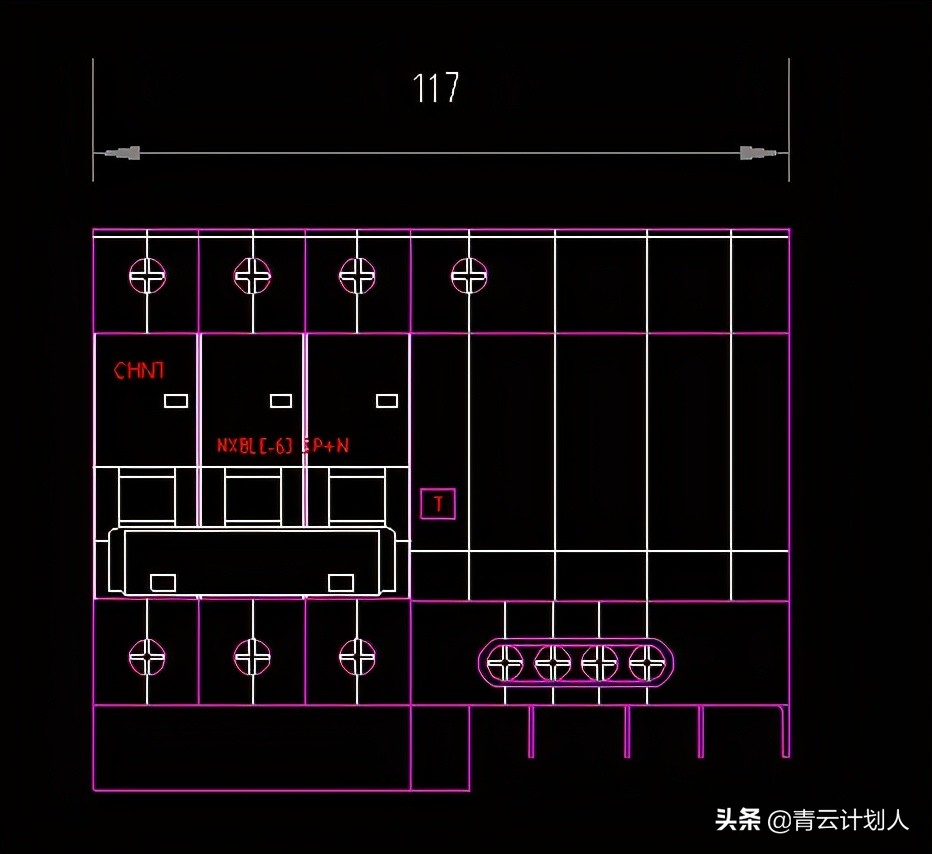 正泰断路器cad,哪里有正泰断路器的cad图下载