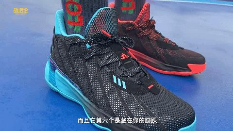 利拉德8.5代nba球场,利拉德上脚利拉德8代