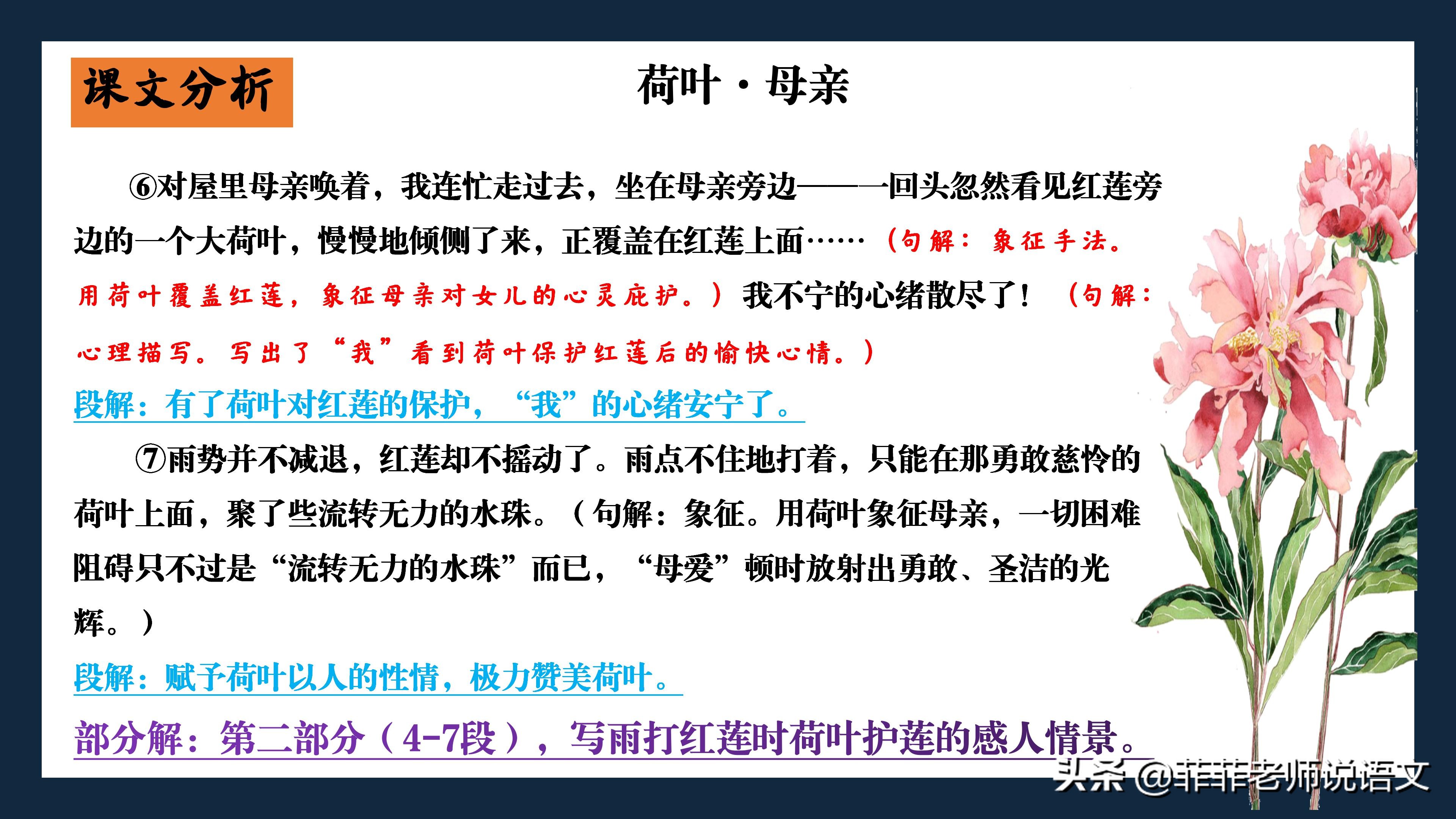 七年级上册第7课散文诗二首字词,七年级上册语文第7课笔记电子版