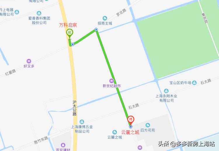 宝山罗店二手房二室一厅什么价格,宝山罗店刚需房
