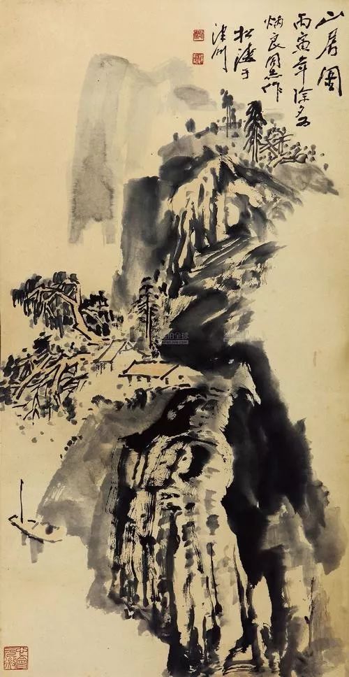 赵松涛人物画欣赏,临摹赵松涛山水画