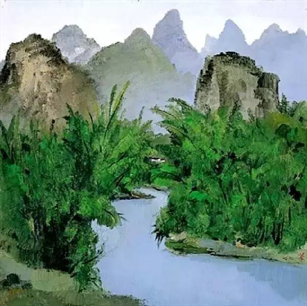 吴冠中竹子图,吴冠中画的竹子