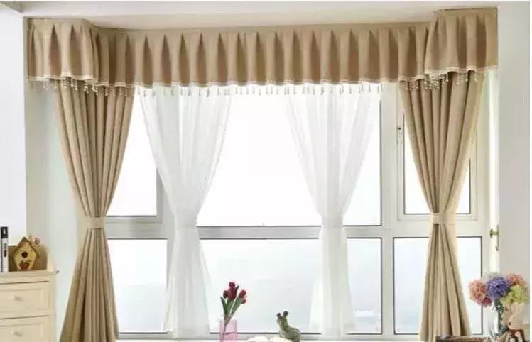 双层弧形工字折帘头效果图,工字折帘头教程