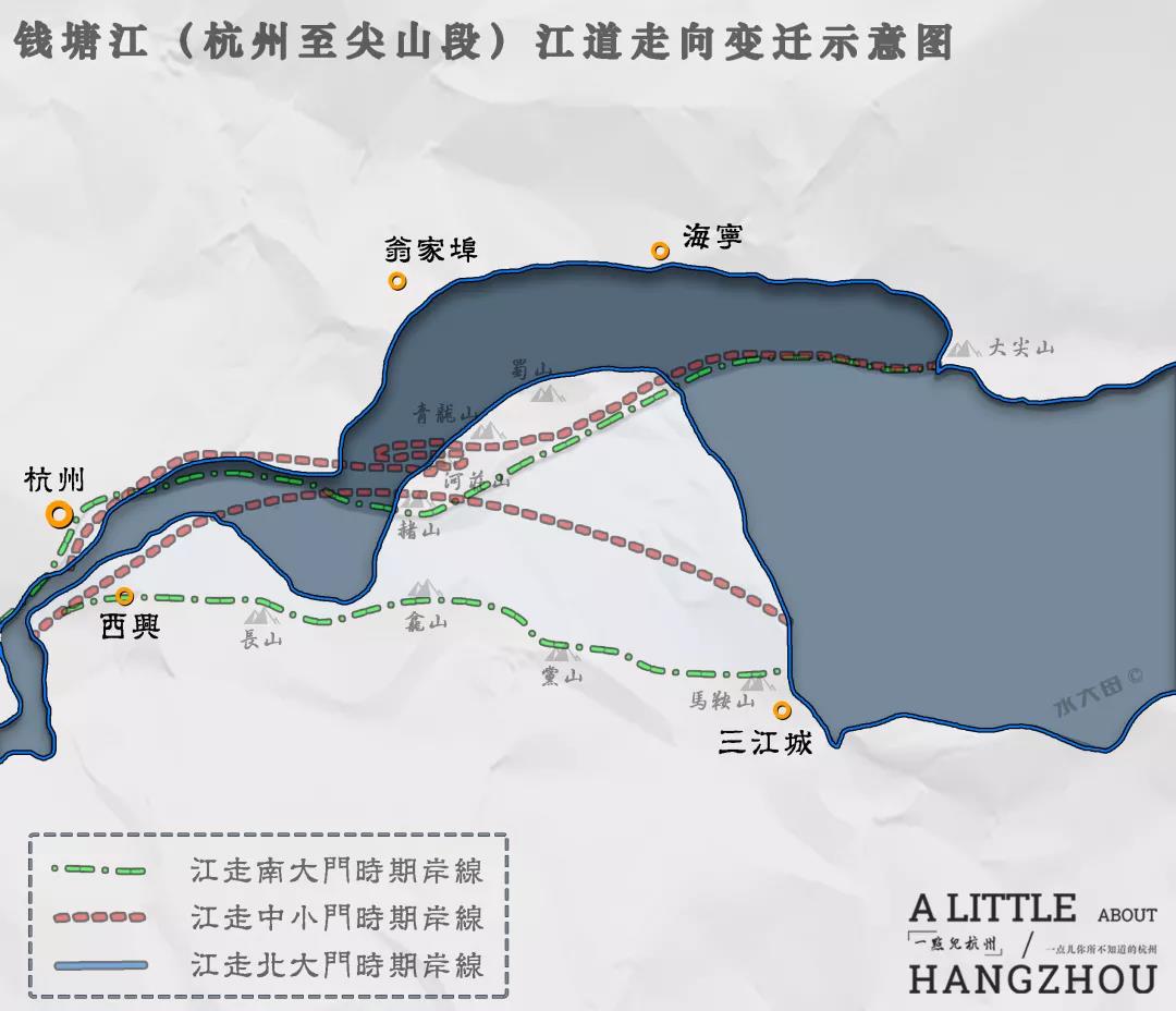 钱塘江从哪里开始变黄,钱塘江长大潮什么原因