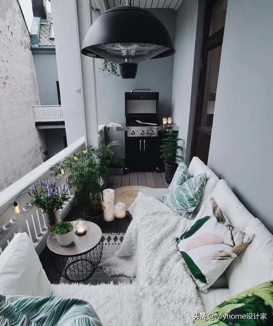 超好看的阳台装修,8米长超长阳台怎么装修好看