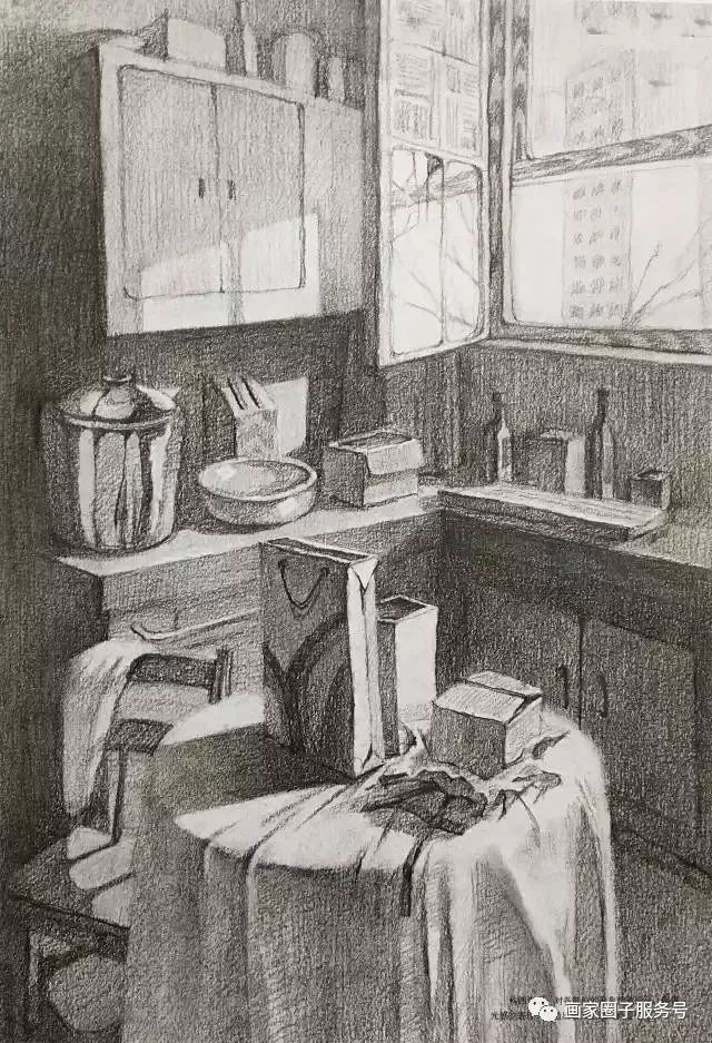 清华大学美术学院设计素描高分卷,清华学生校考素描作品