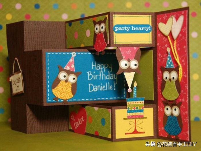 立体贺卡节日贺卡,手工立体贺卡教程简单又漂亮