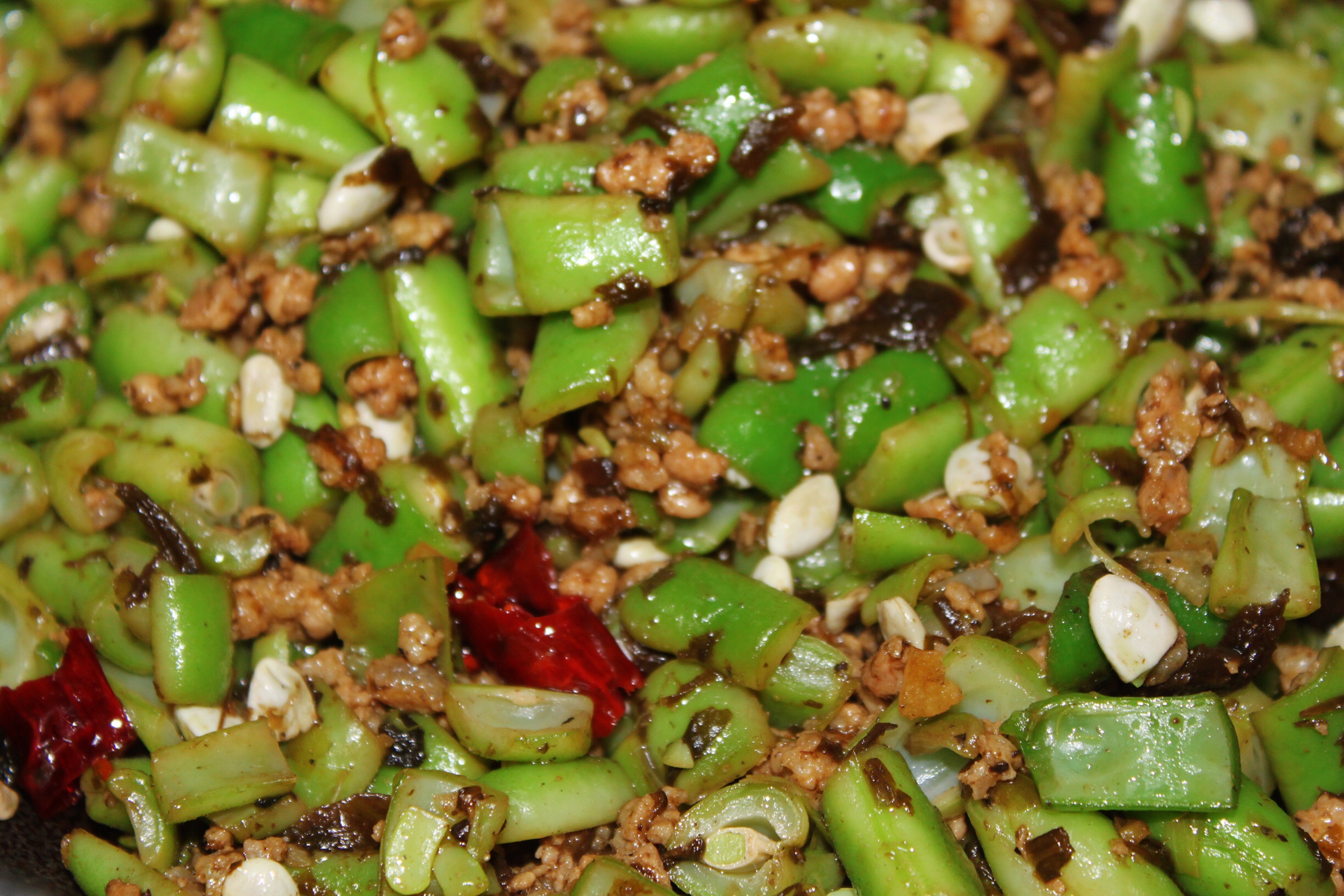 粤菜肉末橄榄菜四季豆的做法大全,橄榄菜炒四季豆的做法窍门是什么