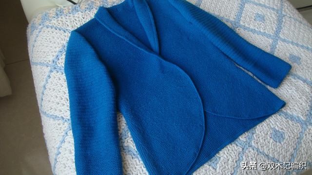 搓板针女士开衫教程,扇形下摆法式连衣裙钩织教程女童