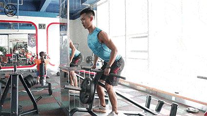 t杠划船腹部不舒服,t型划船为什么没人练