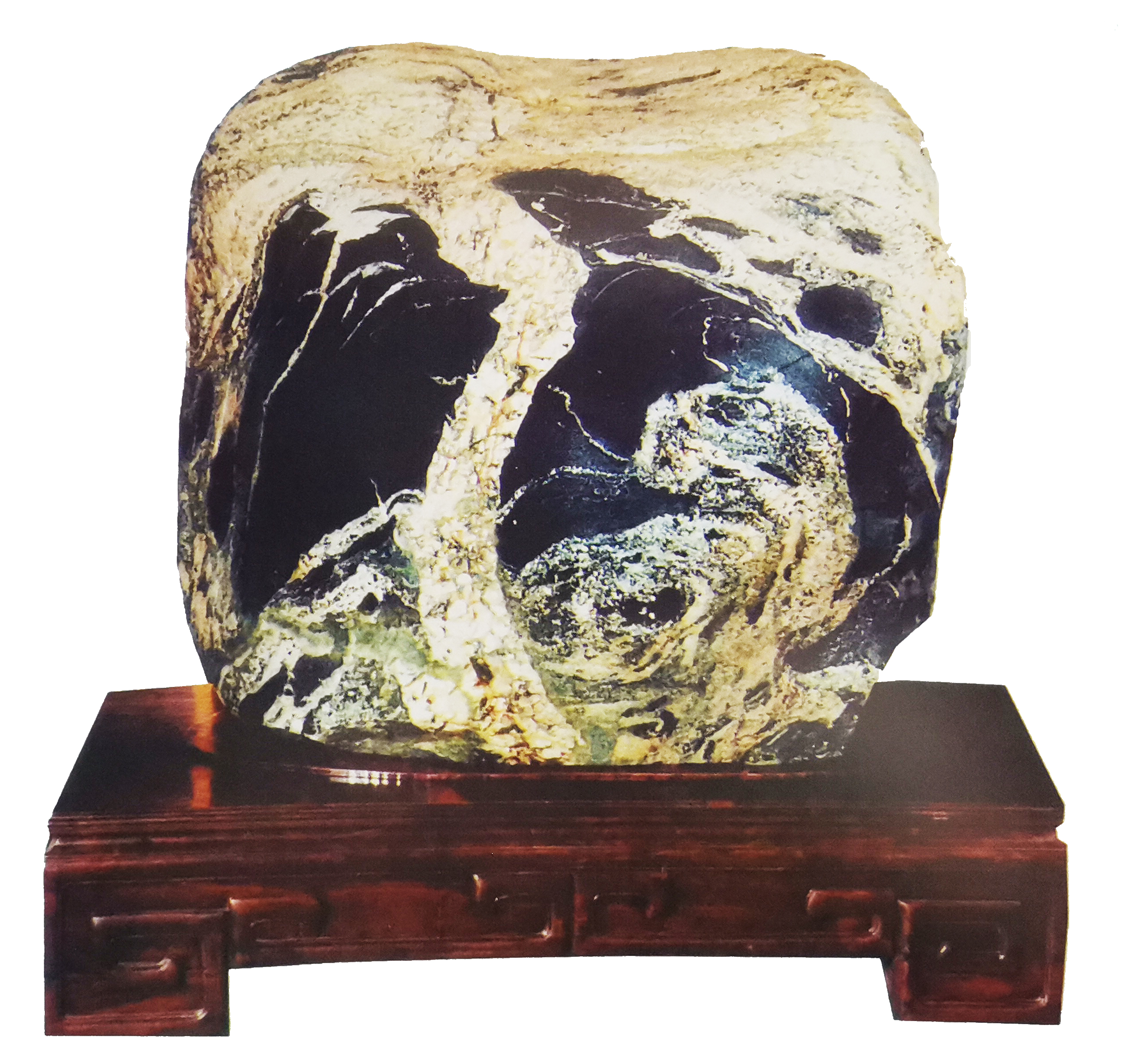 泰山玉石真假,如何识别泰山石图案真假