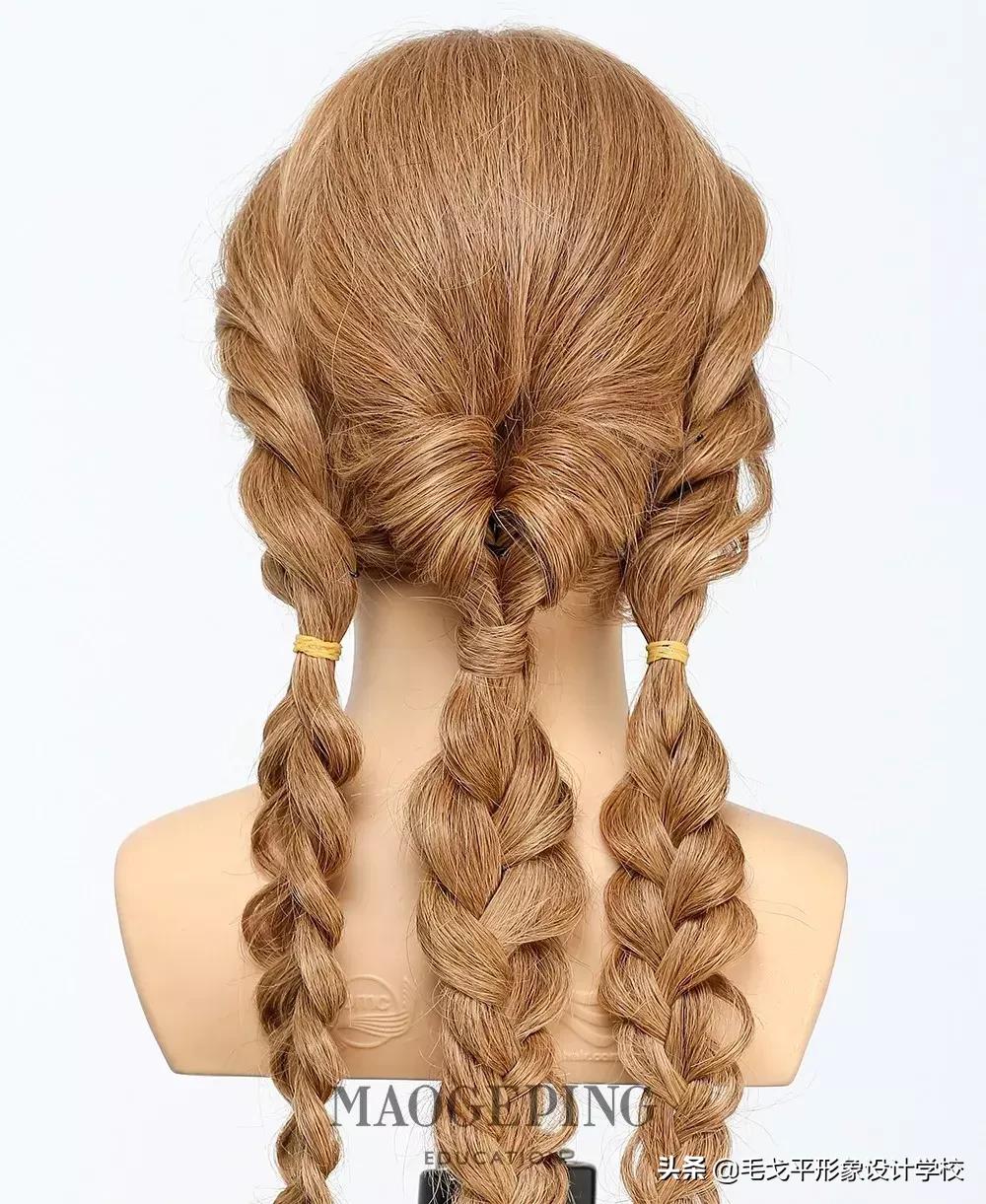 简单高贵晚宴发型步骤,时尚晚宴发型教程