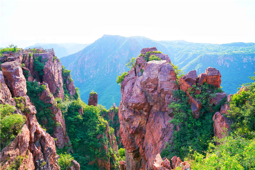 初夏河南,找寻童心,邂逅伏羲山的斜阳,一颗心萌化在云上牧场