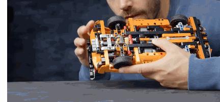 乐高积木迷你超跑赛车,乐高零件数最多的科技系列赛车