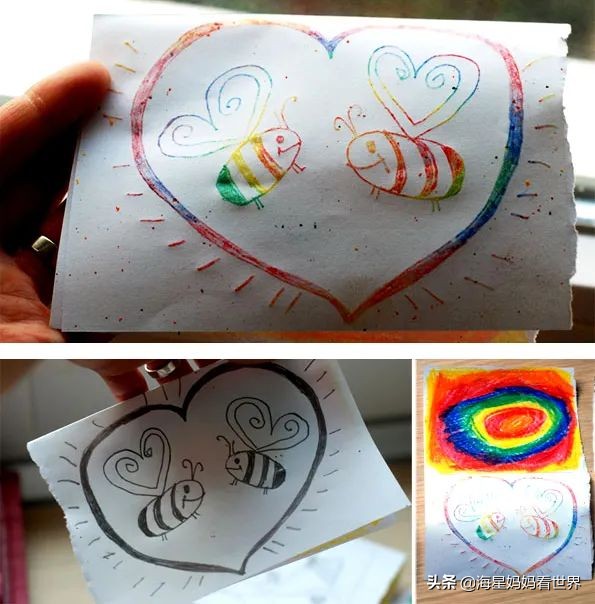 蜡笔油画棒画法,超简单的油画蜡笔素材教程