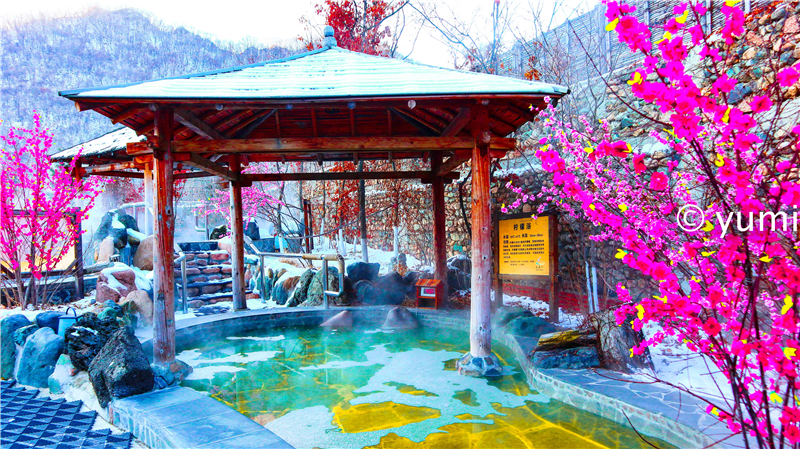 被号称“辽宁小雪乡”的它，不仅便宜，人少，关键还有温泉泡