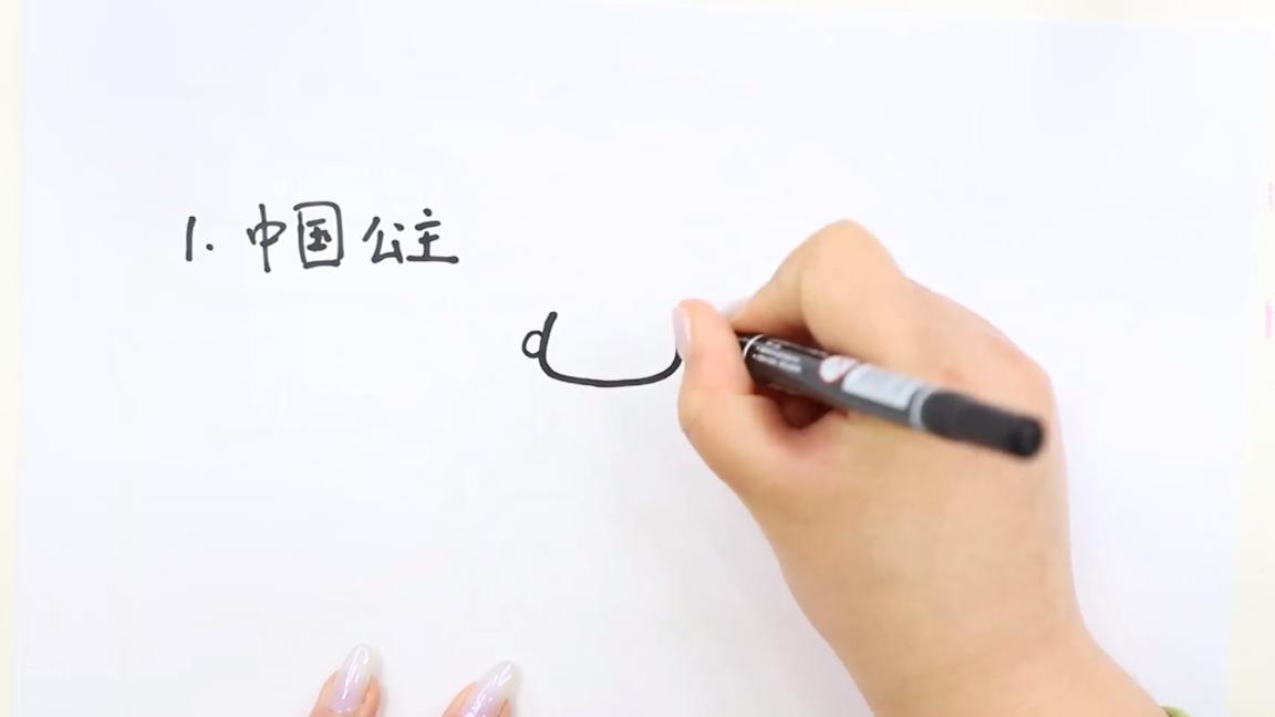 100个小公主画法,可爱卡通小公主画法叶罗丽