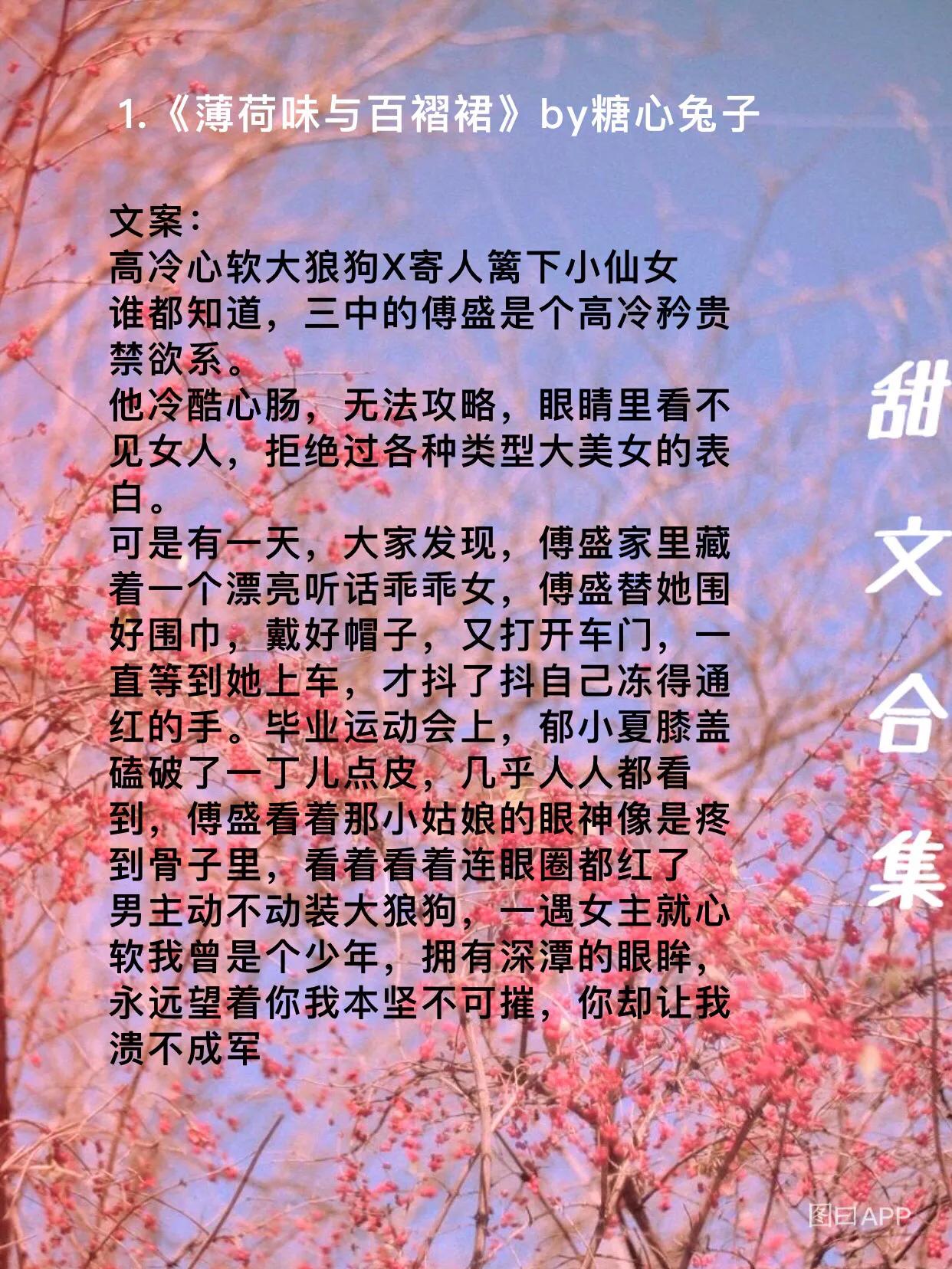 完结男主是校霸的甜文一口气看完,校霸痞帅男主甜宠文一口气看完