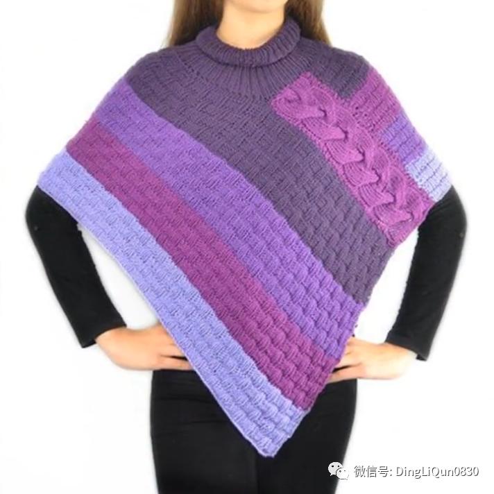 高档蕾丝钩花斗篷披肩防晒衣,针织披肩花样图片大全