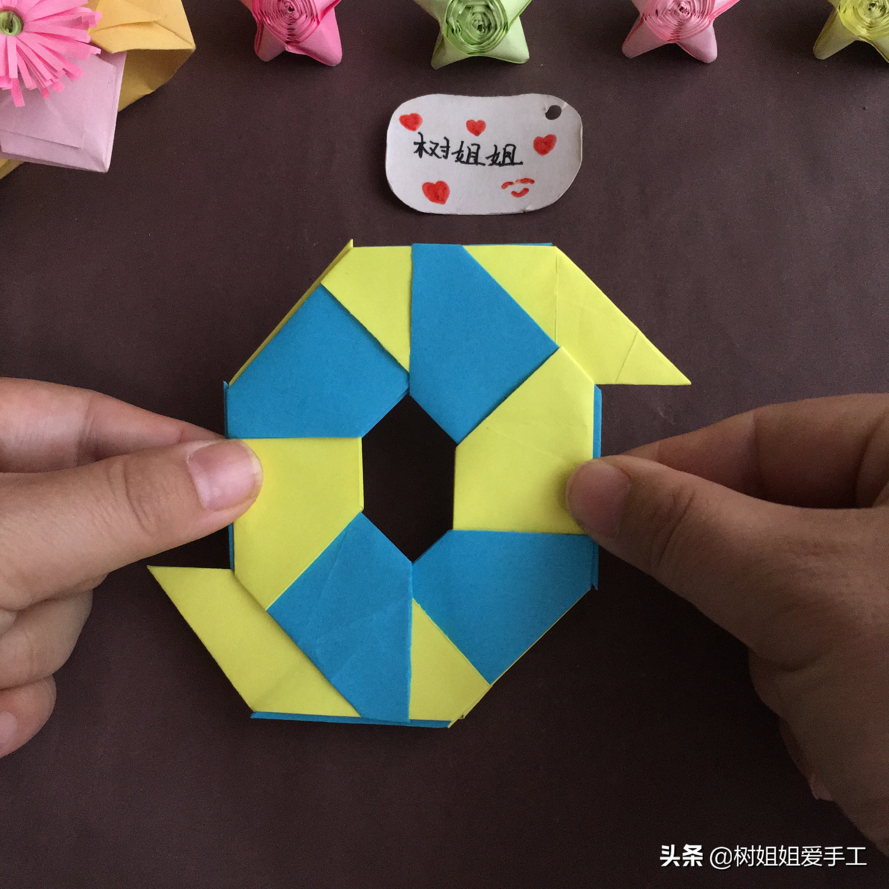 正方形纸折玩具飞镖变形,怎么用正方形纸折八角飞镖