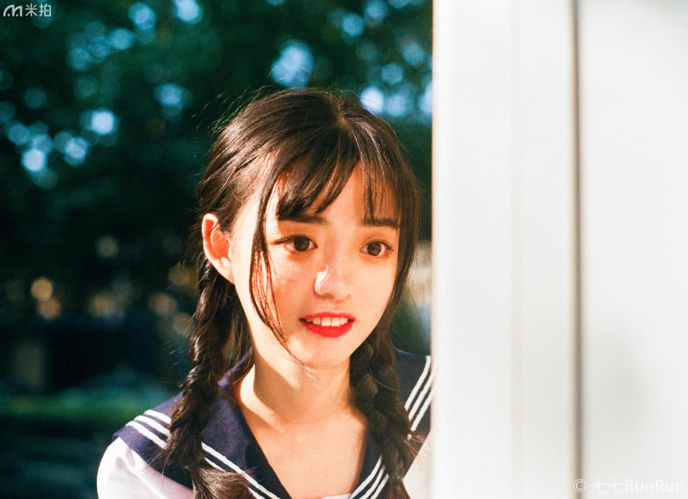 日系校园制服拍摄,日系美少女写真制服套装