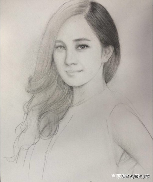 白浅上神你值得拥有,素描大幂幂的“魂”教程