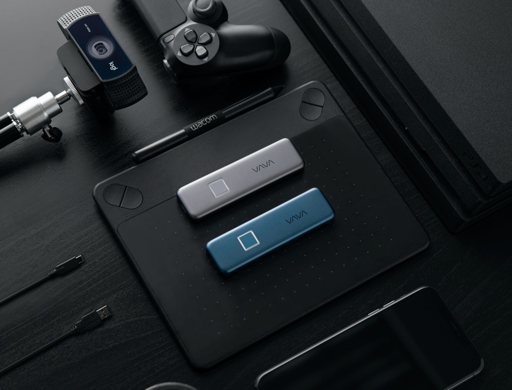 超智设备-带有指纹传感器的便携式SSD将使您取消云存储