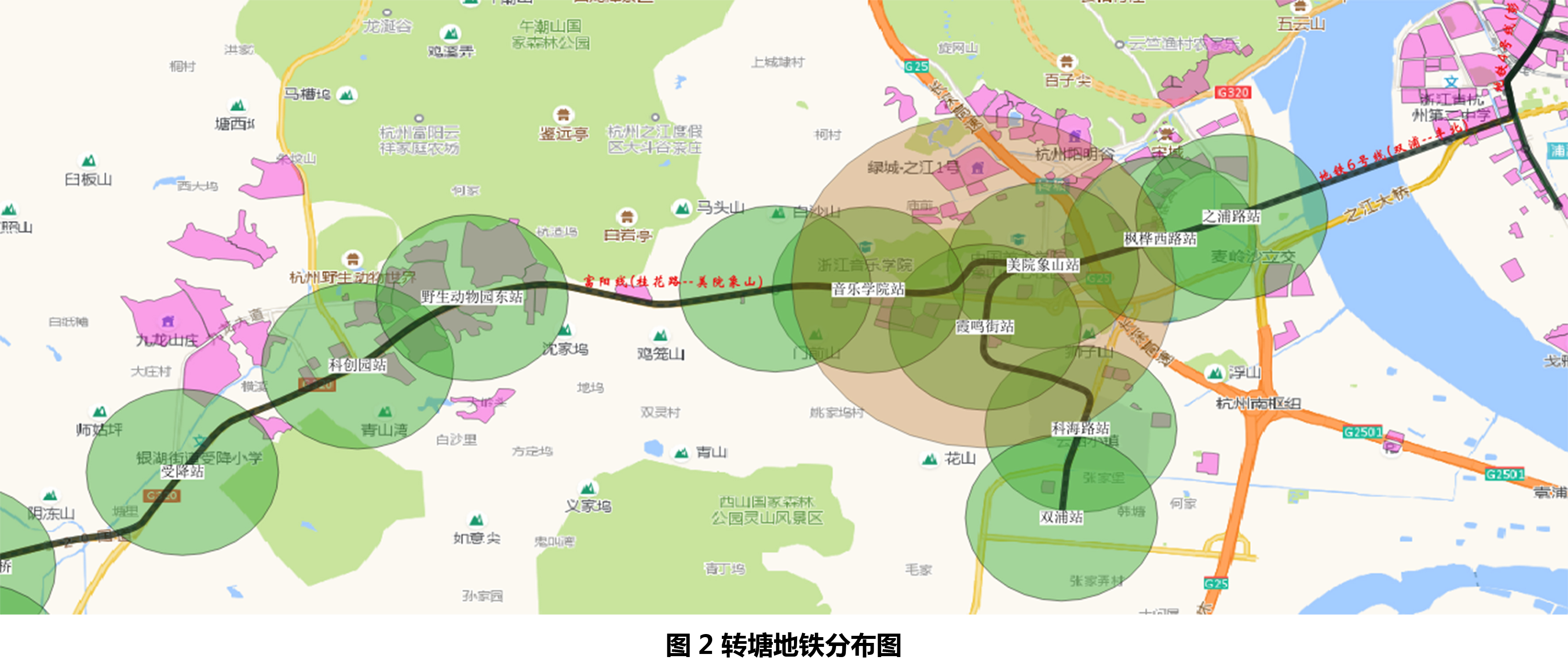 杭州转塘三区地图,杭州市转塘街道地图