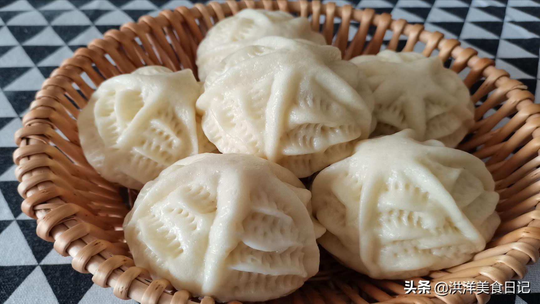 蓬松暄软好吃又营养的山药小馒头,把山药做成吃的