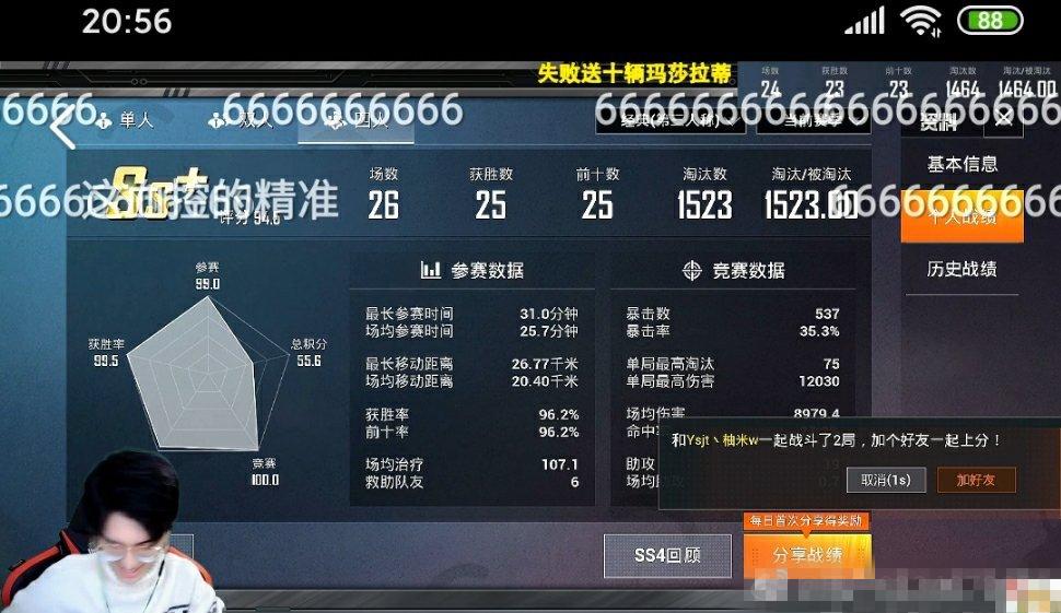 难言吃鸡淘汰人最高纪录,全国公认吃鸡第一名难言