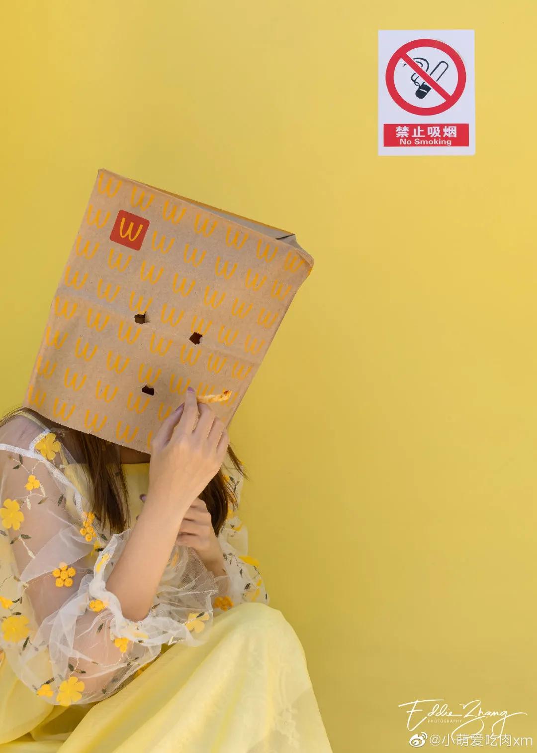 黄色小清新风格写真集，少女写真