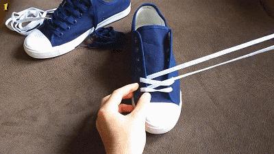 怎样让鞋子鞋带最好看,怎么样才能让鞋带系得更好看