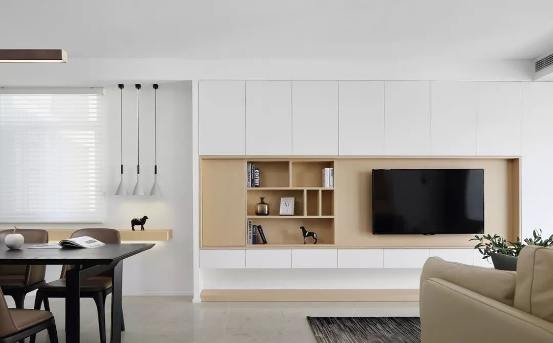 客厅电视柜搭配效果图,客厅流行哪种电视柜好看又实用