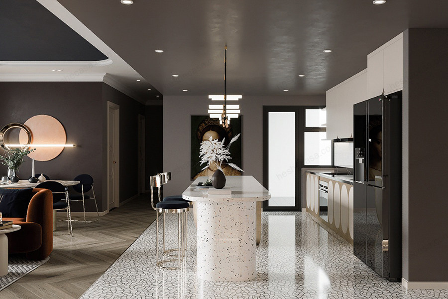 深棕咖色装修风格,灰白装修风格卧室颜色选择