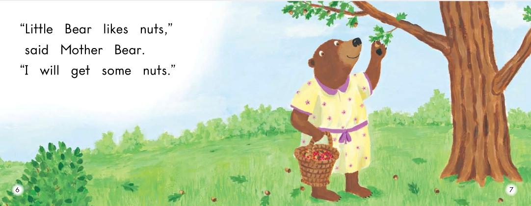 英语绘本故事小熊迷路,儿童英语绘本有声手指点读