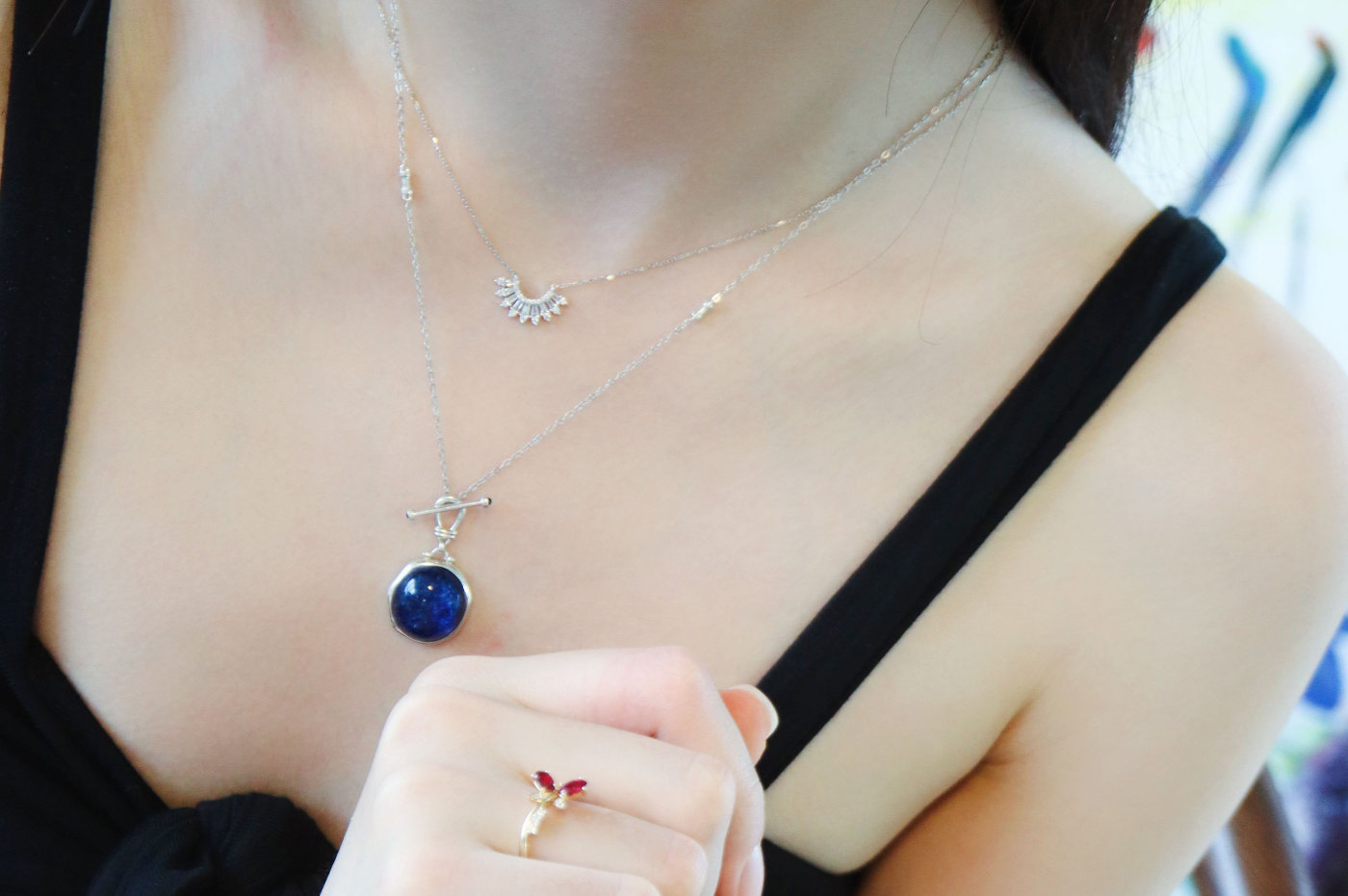 晶石发晶,五彩晶石发晶